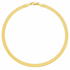 Cadena Oro 10k Espiga 3mm 16 Pulgadas