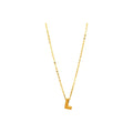 8mm Collar Oro 14k Inicial