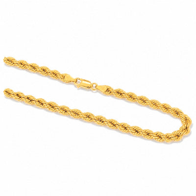 Cadena Oro 10k Cordón Gruesa 4mm