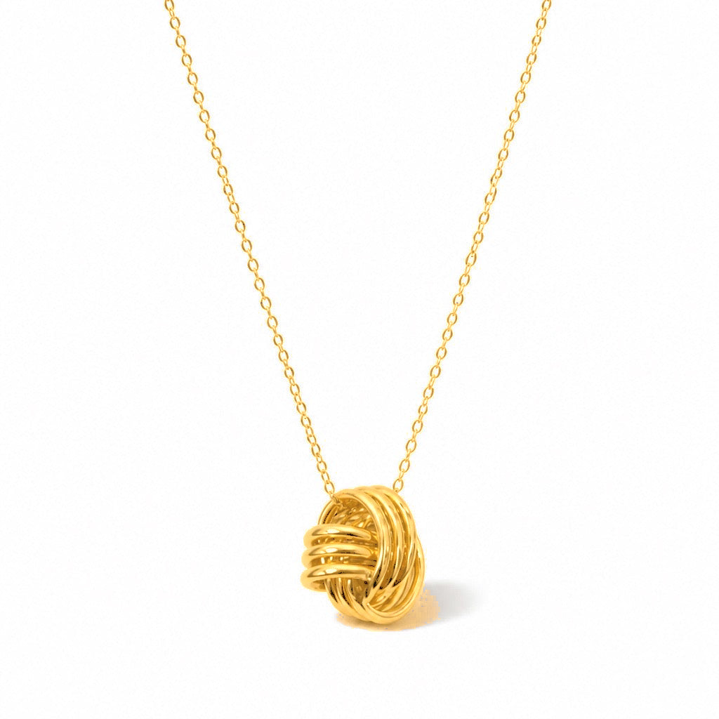 Cadena Oro 14k con Dije Nudo Grande