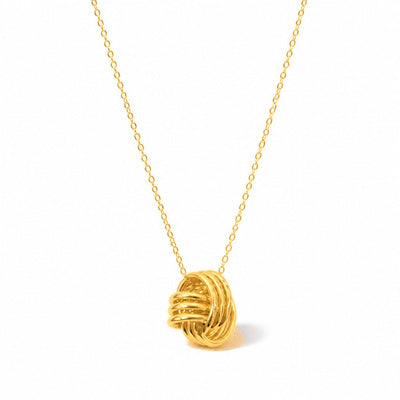 Cadena Oro 14k con Dije Nudo Grande