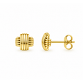 Aretes de Dama Oro 14k Bobina Envuelta