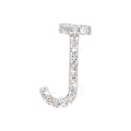 Dije Oro Blanco 14k Inicial con Diamantes Naturales