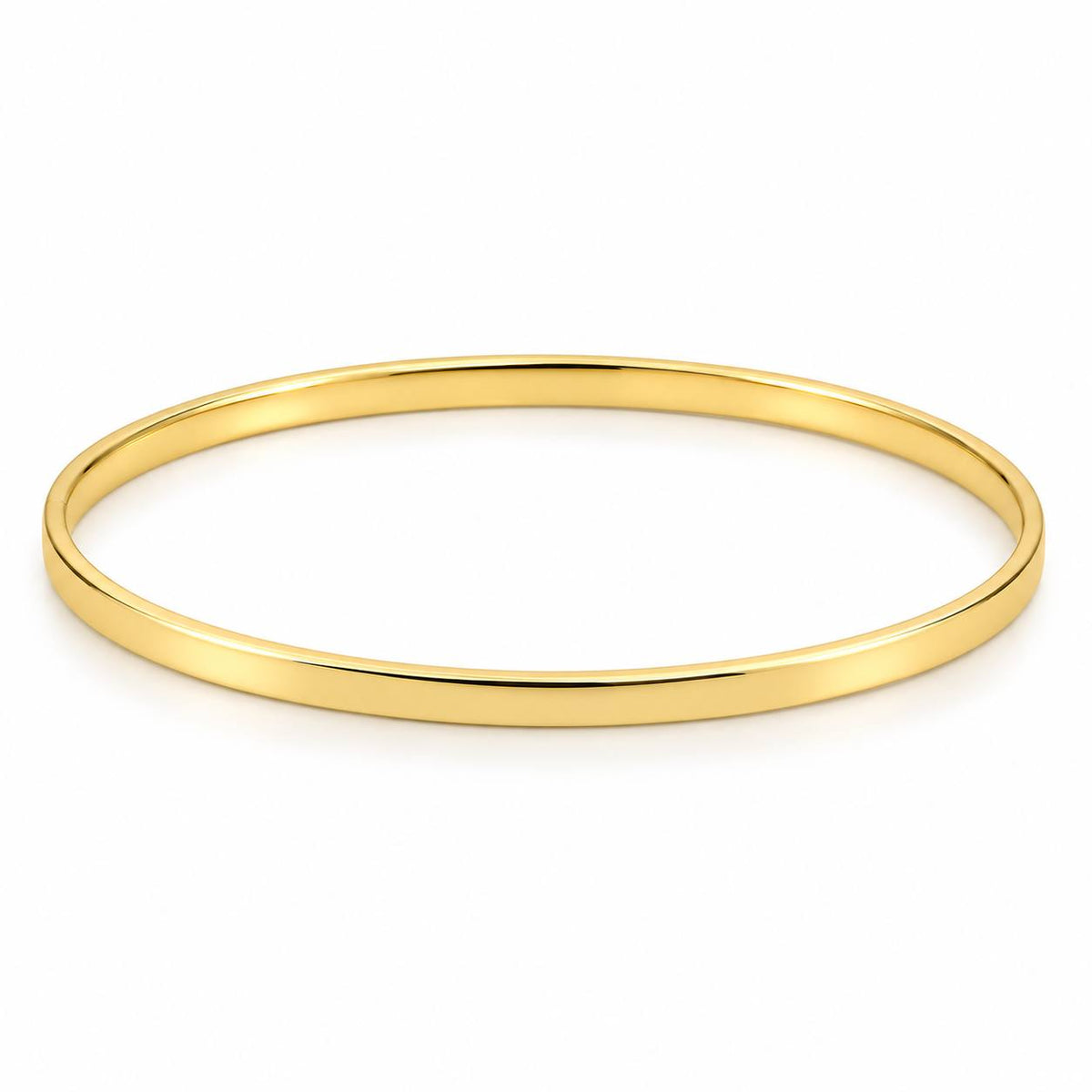 Brazalete Oro 18k Rígido Liso