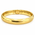 Brazalete Oro 10k Rígido Ancho Liso