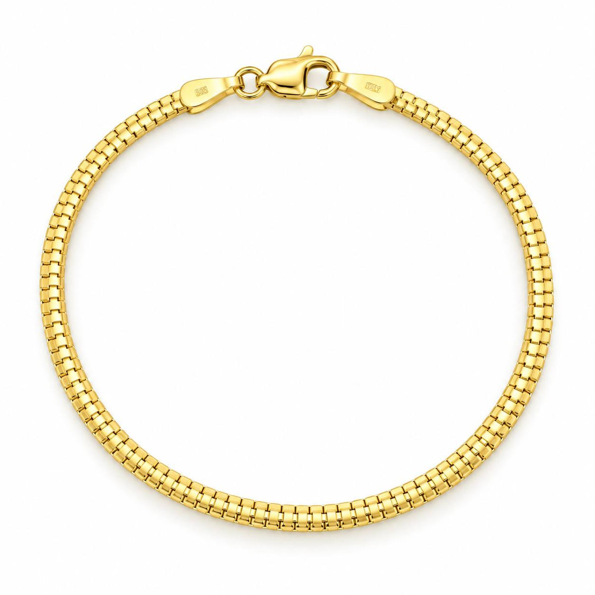 Brazalete Oro 10k Redondo Tubular