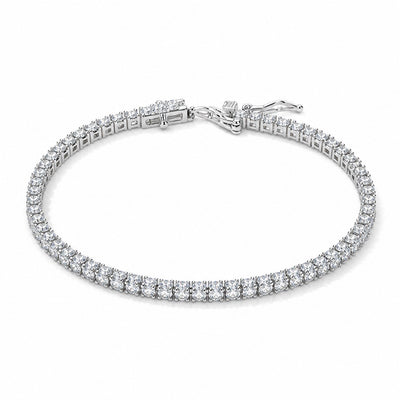 4MM Manilla Tenis Moissanite S925