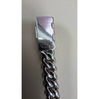 Manilla Cubana Pavé Moissanite Zinc