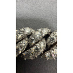16MM Manilla Cubana Pavé Moissanite Latón