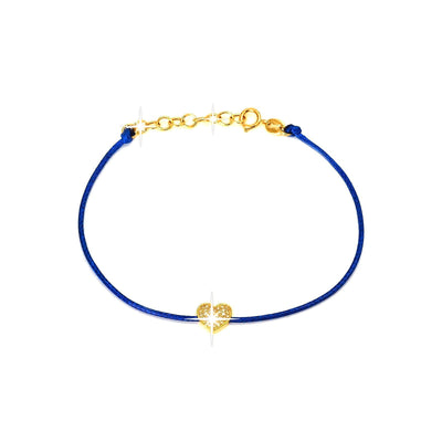 8x6mm Brazalete de Dama Oro 14k Corazón Pavé con Diamantes Naturales