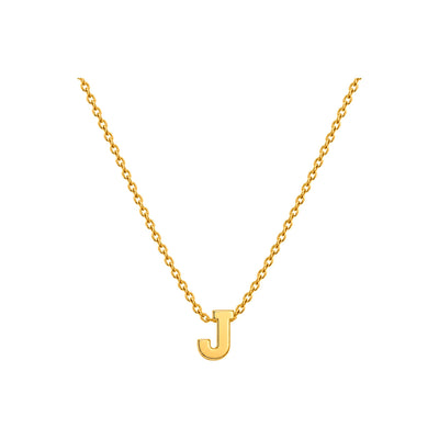 Dije Letra J Oro 10k Lisa
