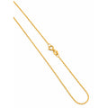 Cadena Fina Eslabón Cable Diamantado Oro 14k