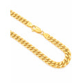 Cadena Oro 10k Cubana 5mm 20 Pulgadas