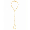 Clon de Mano Oro 14k con Circonios