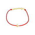 8mm Brazalete de Dama Oro 14k Estrella Pavé con Diamantes Naturales