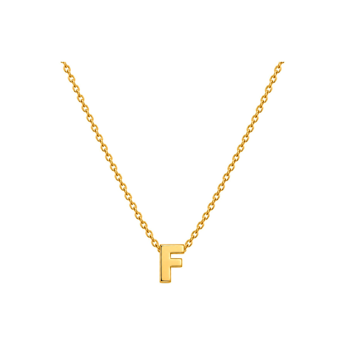 Dije Letra F Oro 10k Lisa
