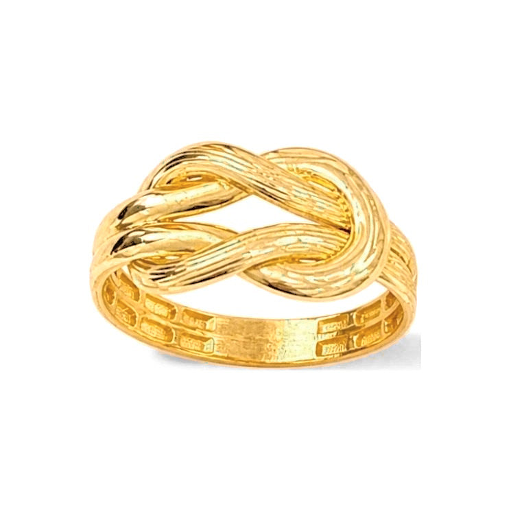 Anillo de Dama Oro 10k Nudo Marinero