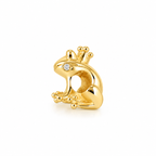 Charm Oro 10k Rana Compatible con Pulseras Europeas