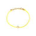 8mm Brazalete de Dama Oro 14k Estrella Pavé con Diamantes Naturales