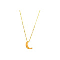 9mm Collar Oro 14k Luna
