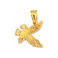 Dije Águila Oro 10k Bicolor