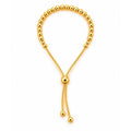 Brazalete Oro 14k Bolitas Ajustable