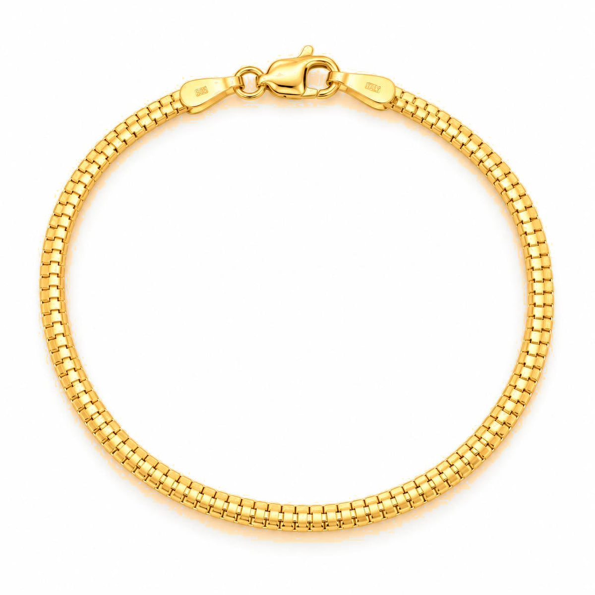 Brazalete Oro 10k Redondo Tubular