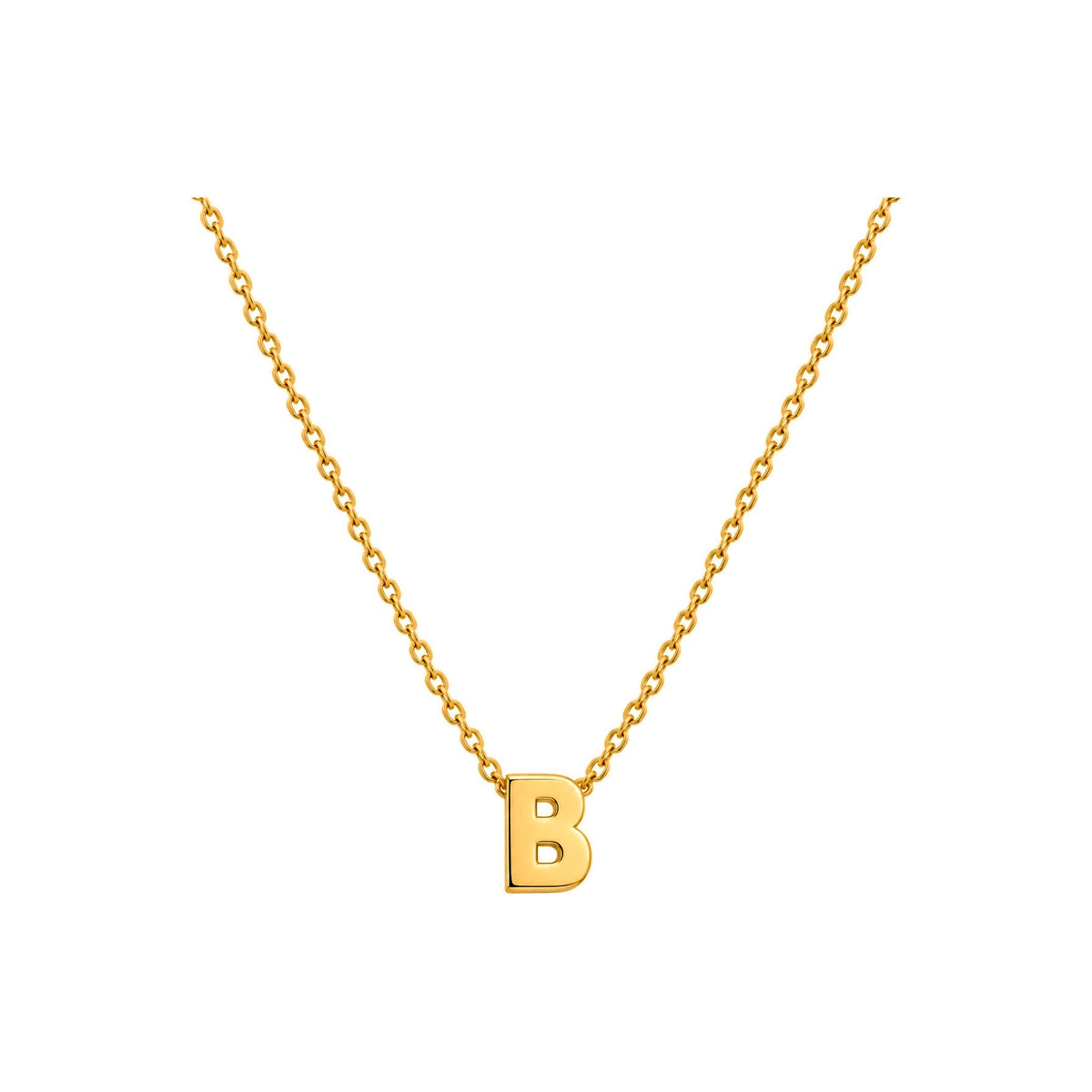 Dije Letra B Oro 10k Lisa