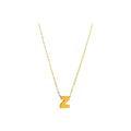 8mm Collar Oro 14k Inicial