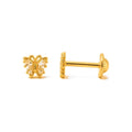 Aretes para Bebé Oro 14k Mariposa