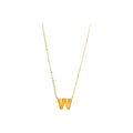 8mm Collar Oro 14k Inicial