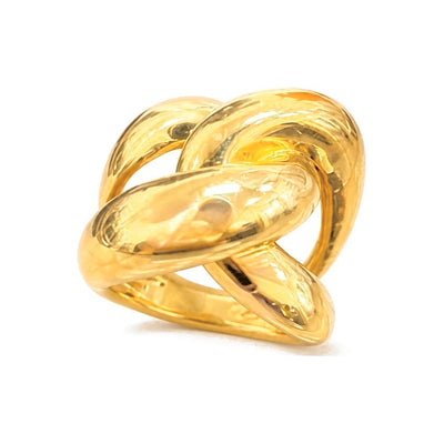 Anillo de Dama Oro 10k Nudo Grueso