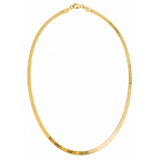 Cadena Oro 10k Espiga 3mm 17.5 Pulgadas