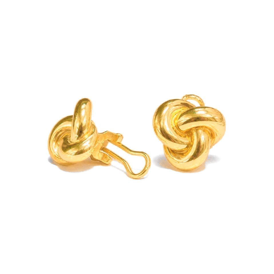 Aretes de Dama Oro 10k Nudo