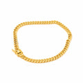 Brazalete Oro 10k Cubano Miami 4.5mm