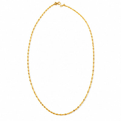 Cadena Oro 14k Eslabón Torcido