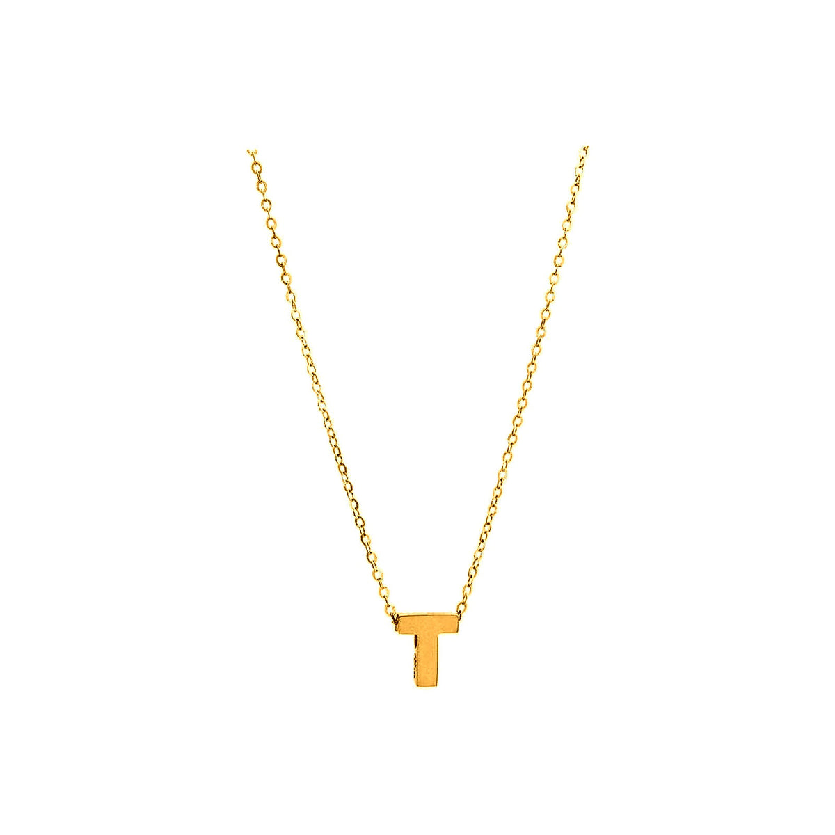 8mm Collar Oro 14k Inicial