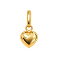 Dije Corazón Liso Oro 14k