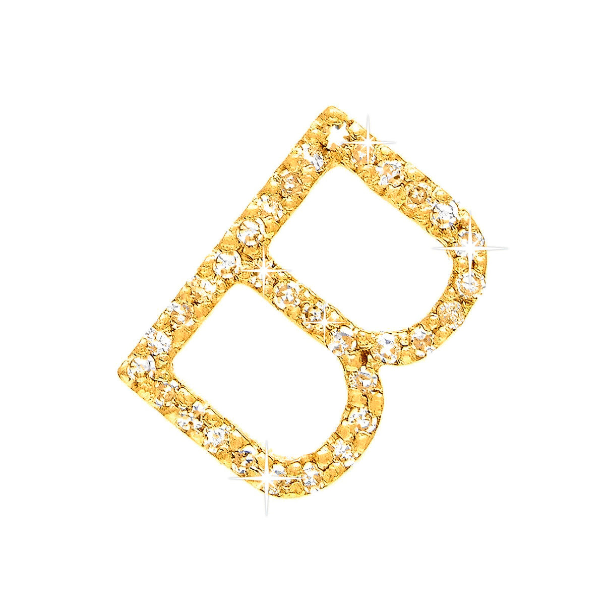Dije Oro 14k Inicial Pavé con Diamantes Naturales