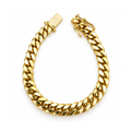8mm Manilla Cubana Oro 10k