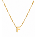 Dije Letra F Oro 10k Lisa