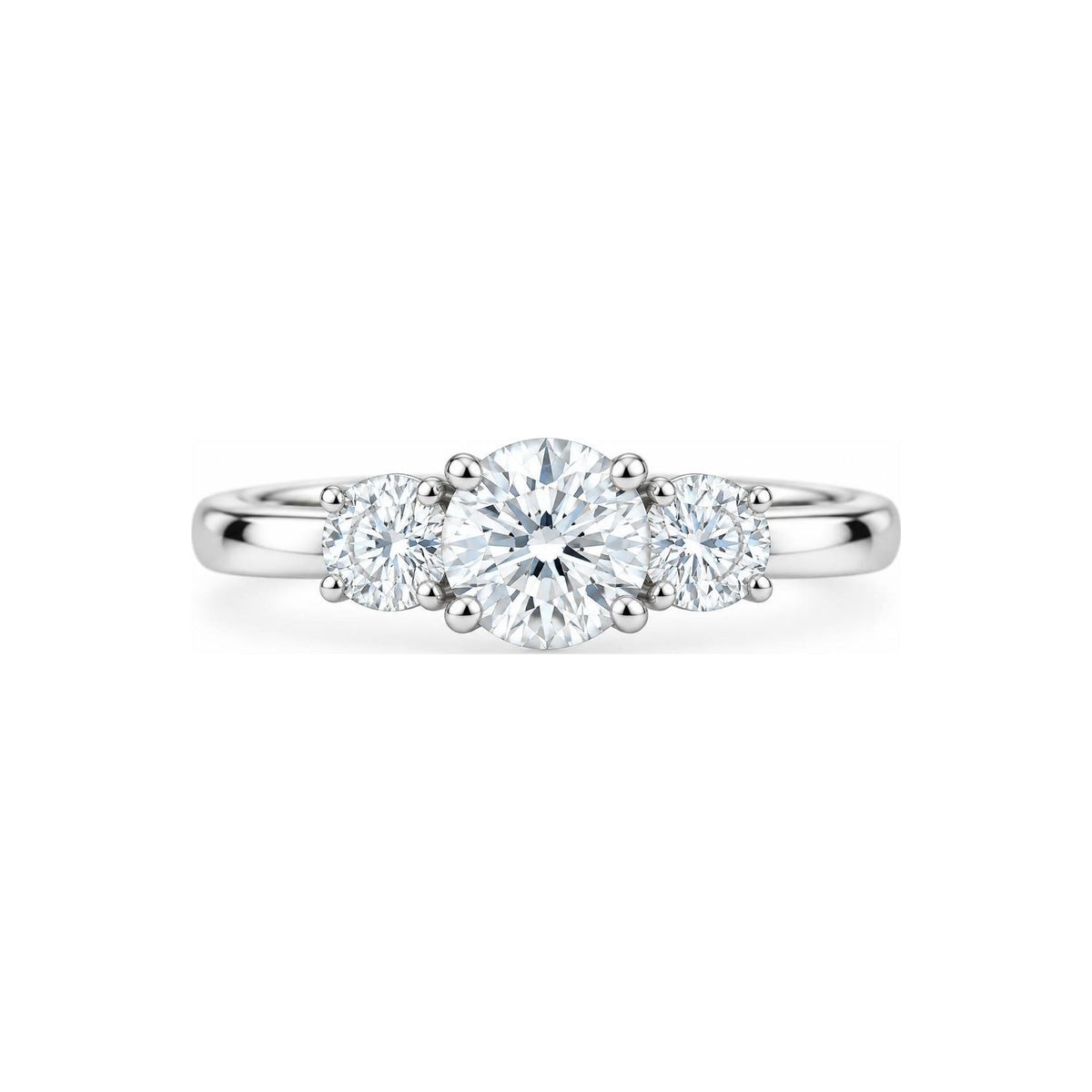 Anillo de Compromiso Trilogía Clásica Moissanite S925