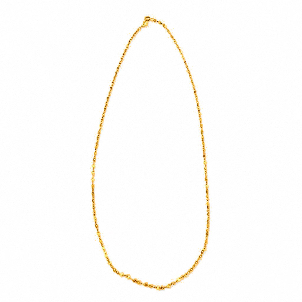 Cadena Oro 14k Corte Espejo