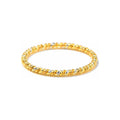 Anillo de Dama Oro 14k Tricolor Trenzado