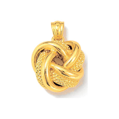 Dije Nudo Oro 10k Texturizado