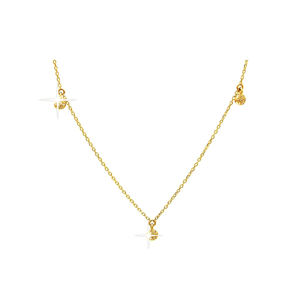 4.34mm Collar Oro 14k Pavé con Diamantes Naturales