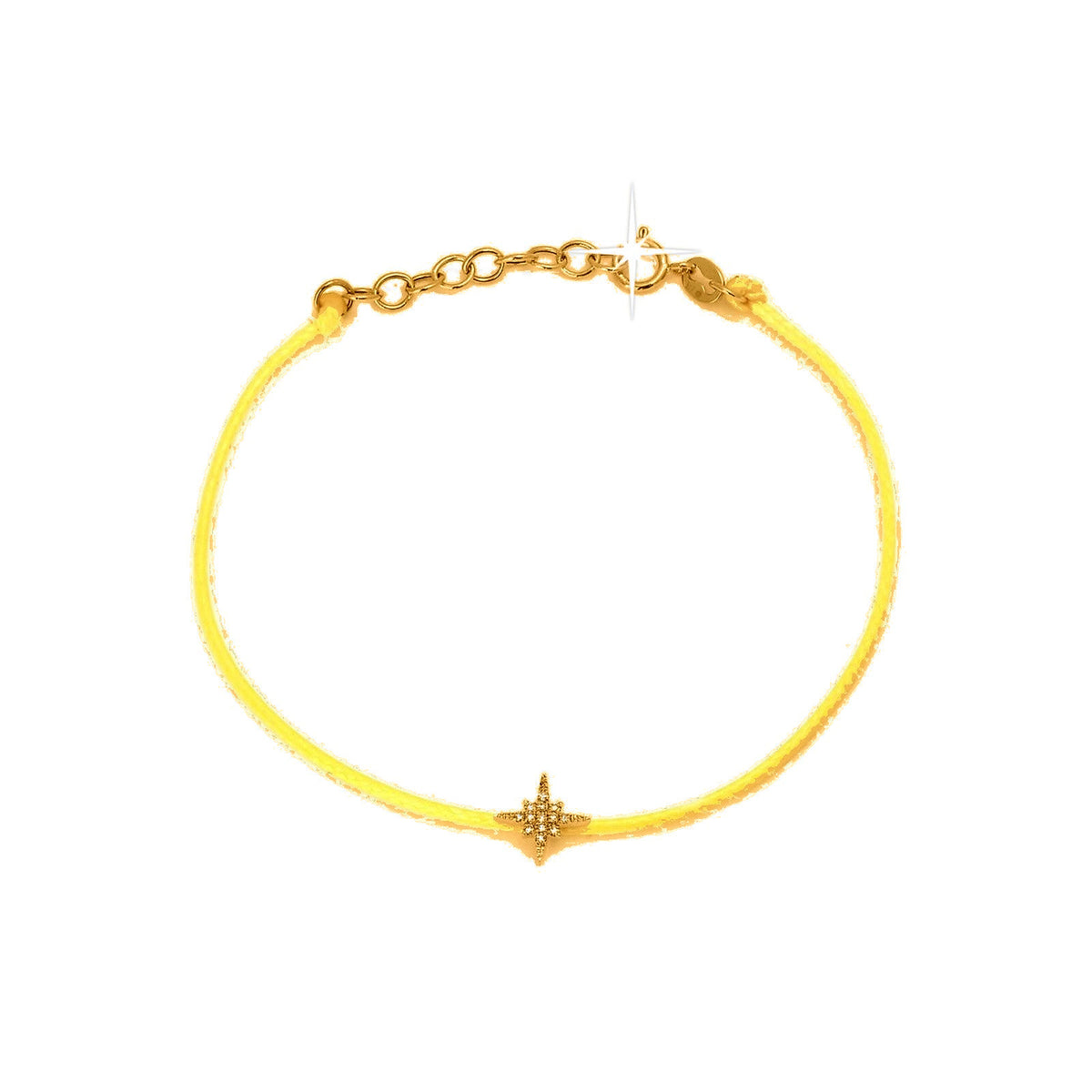 8mm Brazalete de Dama Oro 14k Estrella Pavé con Diamantes Naturales