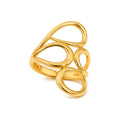Anillo de Dama Oro 10k Burbujas Entrelazadas
