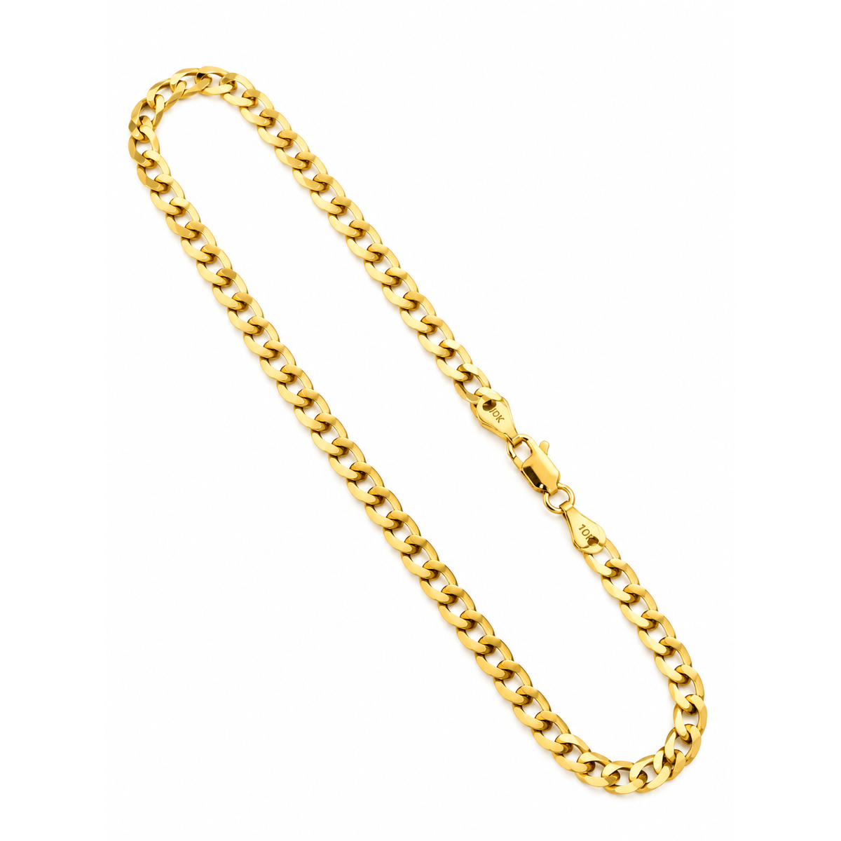 Tobillera Oro 10k Cadena Cubana