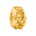 Dije Oro 14k Redondos con Citrino